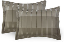 Load image into Gallery viewer, Ombre Stripe Taupe 8-Piece Bed-in-Bag