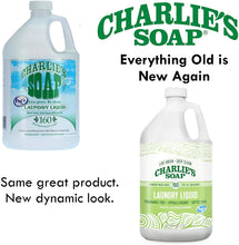 Load image into Gallery viewer, Charlie’s Soap – Fragrance-Free Laundry Liquid Detergent – 160 Loads (128 oz, 1 Pack)