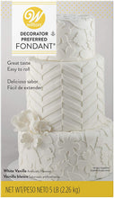 Load image into Gallery viewer, Wilton Decorator Preferred White, 5 lb. fondant, Pack of 1