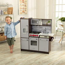 Load image into Gallery viewer, KidKraft Ultimate Elite Play Kitchen with Ez Kraft Assembly, Espresso, Large (53426)