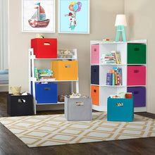 Load image into Gallery viewer, RiverRidge Home 2 Pc Folding Storage Bin Set