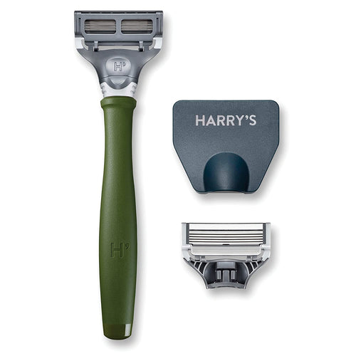 Harry's Men's Razor with 2 Razor Blades - Forest Green