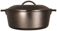 Load image into Gallery viewer, Lodge 5 Quart Cast Iron Dutch Oven. Pre-Seasoned Pot with Lid and Dual Loop Handle