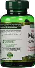 Load image into Gallery viewer, Nature's Bounty Magnesium 400 mg, 75 Softgels