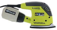 Load image into Gallery viewer, Ryobi CFS1503GK Compact Corner Cat 12,500 OPM 1.2 Amp Corded Orbital Finishing Sander w/ 10 Pads and Carrying Case