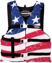 Load image into Gallery viewer, SportStuff Stars and Stripes Life Jacket