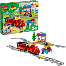 Load image into Gallery viewer, LEGO DUPLO Steam Train 10874 Remote-Control Building Blocks Set Helps Toddlers Learn, Great Educational Birthday Gift (59 Pieces)