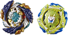 Load image into Gallery viewer, BEYBLADE Burst Turbo Slingshock Dual Pack Fafnir F4 and Rudr R4 -- 1 Left-Spin, 1 Right-Spin Battling Tops, Age 8+