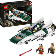 Load image into Gallery viewer, LEGO Star Wars: The Rise of Skywalker Resistance A Wing Starfighter 75248 Advanced Collectible Starship Model Building Kit (269 Pieces)