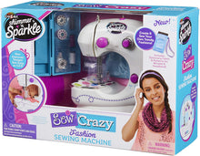 Load image into Gallery viewer, Sew Crazy Sewing Machine w/Magic Sequin Headband NEW
