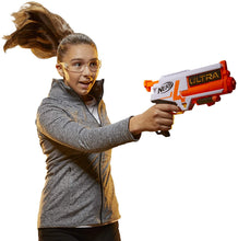 Load image into Gallery viewer, NERF Ultra Four Dart Blaster -- 4 Ultra Darts, Single-Shot Blasting, 2-Dart Storage -- Compatible Only Ultra Darts