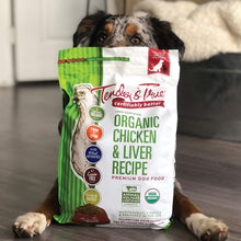 Load image into Gallery viewer, Tender &amp; True Organic Chicken &amp; Liver Recipe Dog Food