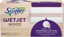 Load image into Gallery viewer, Swiffer Wetjet Wood Mopping Pad Refill, 20 Count