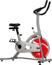 Load image into Gallery viewer, Sunny Health &amp; Fitness Indoor Exercise Stationary Bike with Digital Monitor, 22 LB Chromed Flywheel