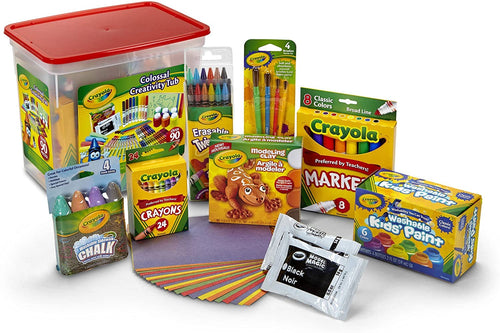 Crayola Colossal Creativity Tub, 90 pieces