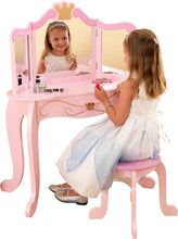 Load image into Gallery viewer, KidKraft Princess Table &amp; Stool