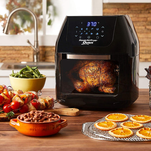 6 QT Power Air Fryer Oven With 7 in 1 Cooking Features with Professional Dehydrator and Rotisserie
