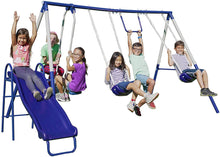 Load image into Gallery viewer, Sportspower Arcadia Swing Set - Outdoor Heavy-Duty Metal Playset for Kids
