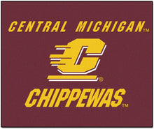 Load image into Gallery viewer, FANMATS Sports Team Logo Mat Central Michigan Tailgater Rug 60&quot; 72&quot;