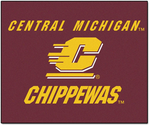 FANMATS Sports Team Logo Mat Central Michigan Tailgater Rug 60