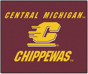FANMATS Sports Team Logo Mat Central Michigan Tailgater Rug 60" 72"