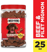 Load image into Gallery viewer, Milk-Bone Soft &amp; Chewy Dog Treats with 12 Vitamins and Minerals