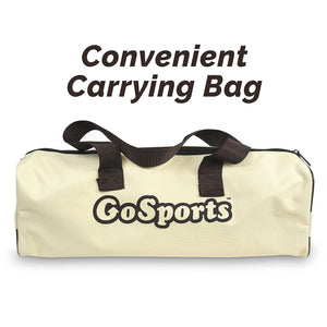 GoSports Premium Wooden Ring Toss Game with Carrying Case, Outdoor Fun for Kids and Adults