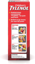 Load image into Gallery viewer, Children&#39;s Tylenol Oral Suspension Medicine with Acetaminophen, Bubble Gum, 4 fl. oz