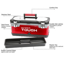 Load image into Gallery viewer, Hyper Tough 20-Inch Stainless Steel Tool Box