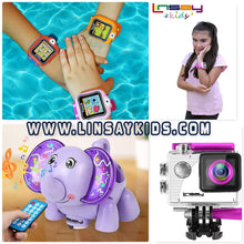 Load image into Gallery viewer, LINSAY 7" Kids Funny Tablet HD Screen Quad Core Bundle with Red Kids Defender Case Ultra-Protection - Camera Newest Android Operation System Thousands of Free Kids Applications. Google Certified