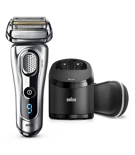 Braun Electric Shaver, Series 9 9290cc Men's Electric Razor / Electric Foil Shaver, Wet & Dry, Travel Case with Clean & Charge System