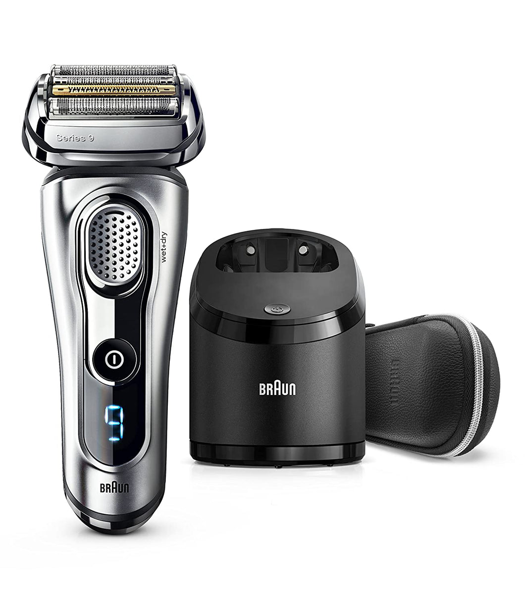 Braun Electric Shaver, Series 9 9290cc Men's Electric Razor / Electric Foil Shaver, Wet & Dry, Travel Case with Clean & Charge System