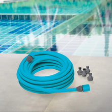 Load image into Gallery viewer, Sun Joe AJEXH50-SJB PRO 50-Ft Expandable Lightweight Kink-Free Hose w/Quick Connectors, Blue
