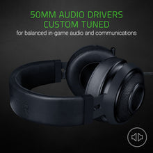 Load image into Gallery viewer, Razer Kraken Pro V2: Lightweight Aluminum Headband - Retractable Mic - In-Line Remote - Gaming Headset Works with PC, PS4, Xbox One, Switch, &amp; Mobile Devices - Black