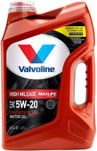 Load image into Gallery viewer, Valvoline High Mileage with MaxLife Technology SAE 10W-30 Synthetic Blend Motor Oil