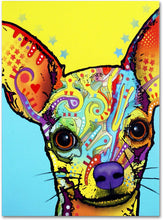 Load image into Gallery viewer, Trademark Fine Art Chihuahua Artwork by Dean Russo, 14 by 19-Inch
