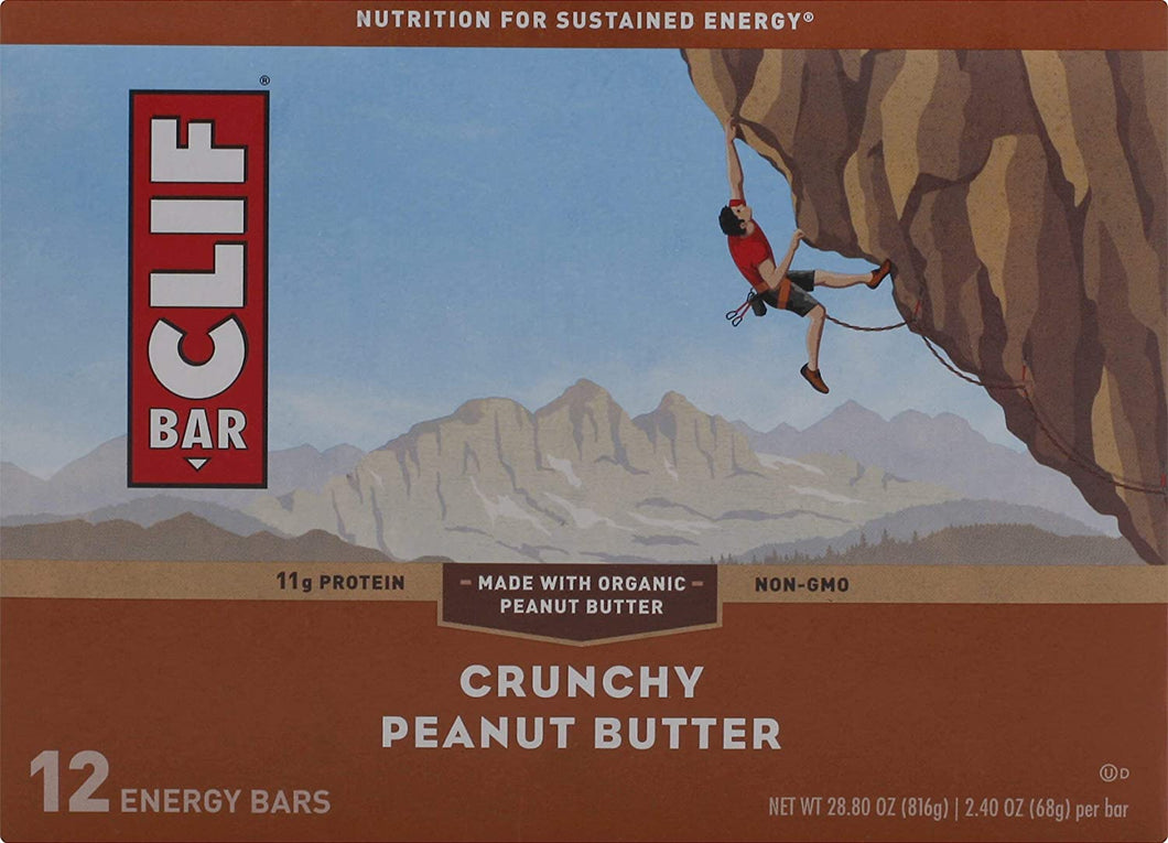 CLIF BAR - Energy Bar- Crunchy Peanut Butter