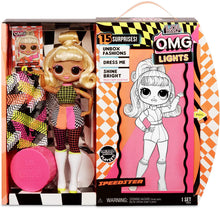 Load image into Gallery viewer, L.O.L. Surprise! O.M.G. Lights Speedster Fashion Doll with 15 Surprises, Multicolor