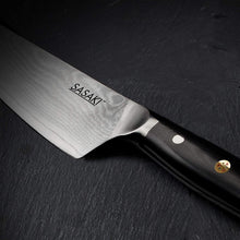Load image into Gallery viewer, Sasaki 5228190 Masuta Japanese AUS-10 Stainless Steel Chef Knife with Locking Sheath