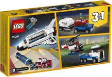 Load image into Gallery viewer, LEGO Creator 3in1 Shuttle Transporter 31091 Building Kit (341 Pieces)