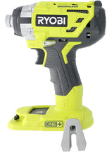 Load image into Gallery viewer, Ryobi P238 18V One+ Brushless 1/4 2,000 Inch Pound, 3,100 RPM Cordless Impact Driver w/ Gripzone Overmold, Belt Clip, and Tri-Beam LED (Power Tool Only, Battery Not Included)
