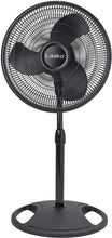 Load image into Gallery viewer, Lasko FBA_2521 Oscillating Adjustable 16-inch Standing Pedestal Fan for Indoor, Bedroom, Living Room, Home Office &amp; College Dorm Use, 1-Pack, Black Basic
