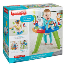 Load image into Gallery viewer, Fisher-Price 3-in-1 Spin &amp; Sort Activity Center