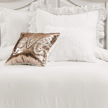 Load image into Gallery viewer, Lush Decor Ella Shabby Chic Ruffle Lace 3 Piece Comforter Set