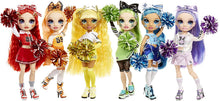 Load image into Gallery viewer, Rainbow High Cheer Sunny Madison – Yellow Cheerleader Fashion Doll with Pom Poms and Doll Accessories, Great Gift for Kids 6-12 Years Old