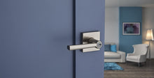 Load image into Gallery viewer, Kwikset Montreal Square Keyed Entry Lever