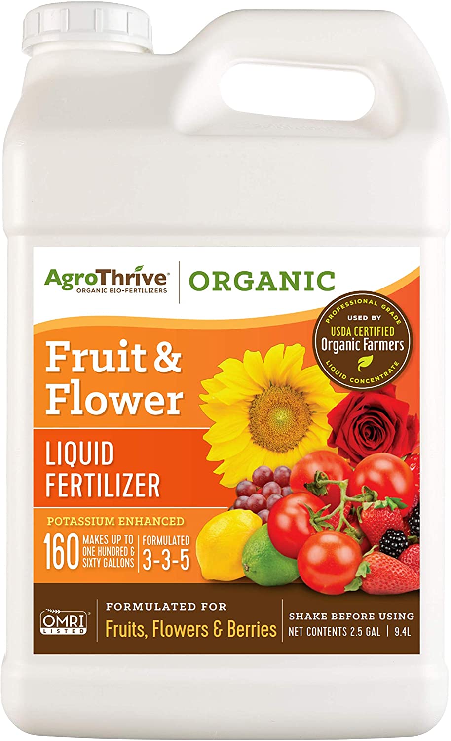 AgroThrive Organic Fertilizer - Fruiting and Flowering