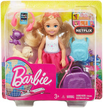 Load image into Gallery viewer, Barbie Travel Chelsea Doll, Multicolor