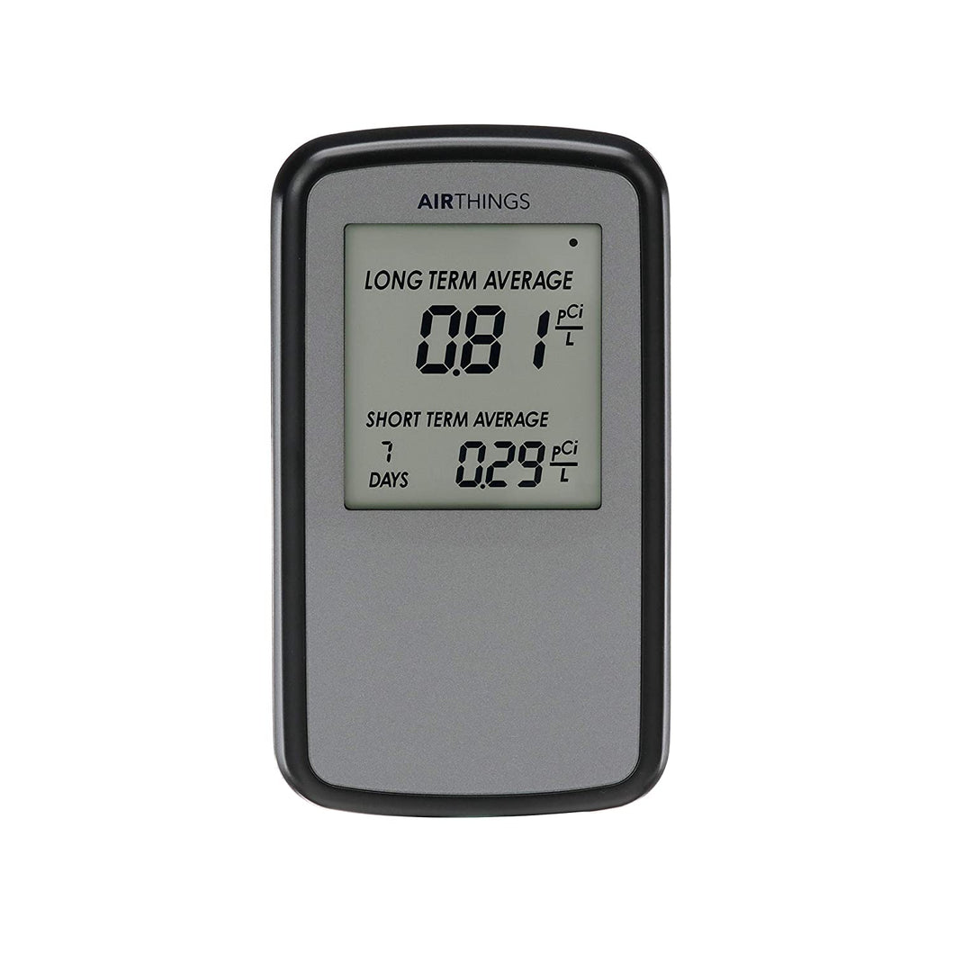 Corentium Home Radon Detector by Airthings 223 Portable, Lightweight, Easy-to-Use, (3) AAA Battery Operated, USA Version, pCi/L