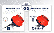 Load image into Gallery viewer, Kids Bluetooth Headphones for Kids Spiderman Far from Home Wireless Rechargeable Foldable Bluetooth Headphones with Microphone Kid Friendly Sound and Bonus Detachable Cord